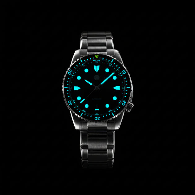 Zelos Mako Automatic 500M Diver Steel Orange | Watches.com