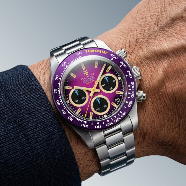 Duxot Accelero Chronograph Amethyst Aura – Watches.com