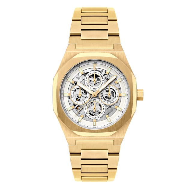 Thomas Earnshaw Discovery Drake Triple Calendar Skeleton Automatic