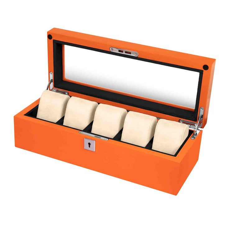 Mainspring Monte Carlo 5-Slot Collector Box Orange