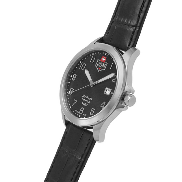 NWT Jdm Military Alpha I Black Dial Men\'s Watch JDM Military Alpha I Black – Watches.com main image 2