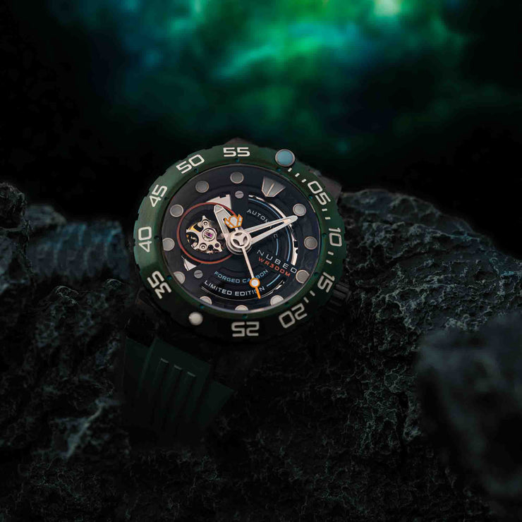 Nubeo Opportunity Automatic Forged Carbon Fiber Green Limited Edition