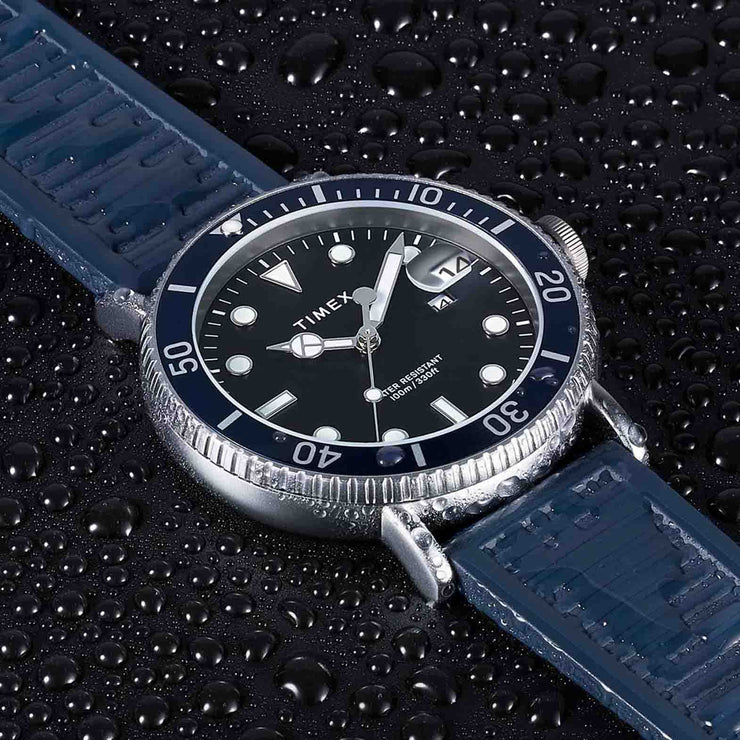 Timex Portside 43mm Eco-Friendly Blue