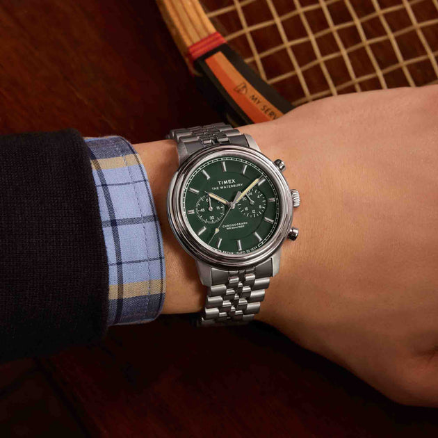 Green Dial Timex Waterbury Battery Timex Waterbury Metropolitan