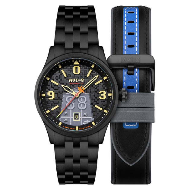 AVI-8 Flyboy Capcom 1942 Automatic Pixel Limited Edition Midnight