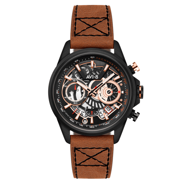 ●HARI8● AVI-8 Hawker Harrier Matador Chronograph Desert Black | Watches.com