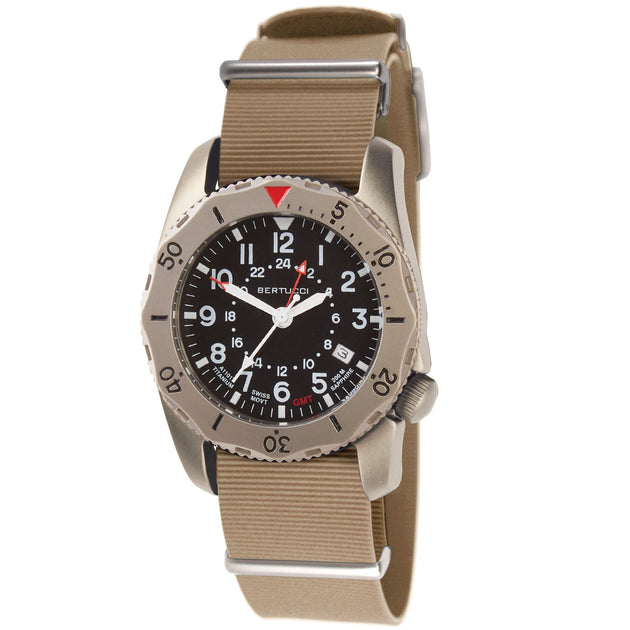 Bertucci A-2TR Field Pro GMT Black | Watches.com