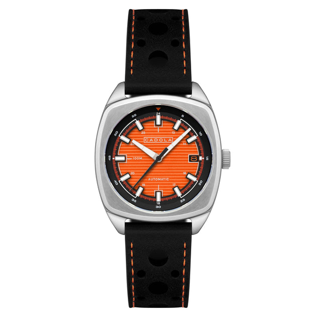 Cadola Buxton Automatic Tangerine Orange – Watches.com