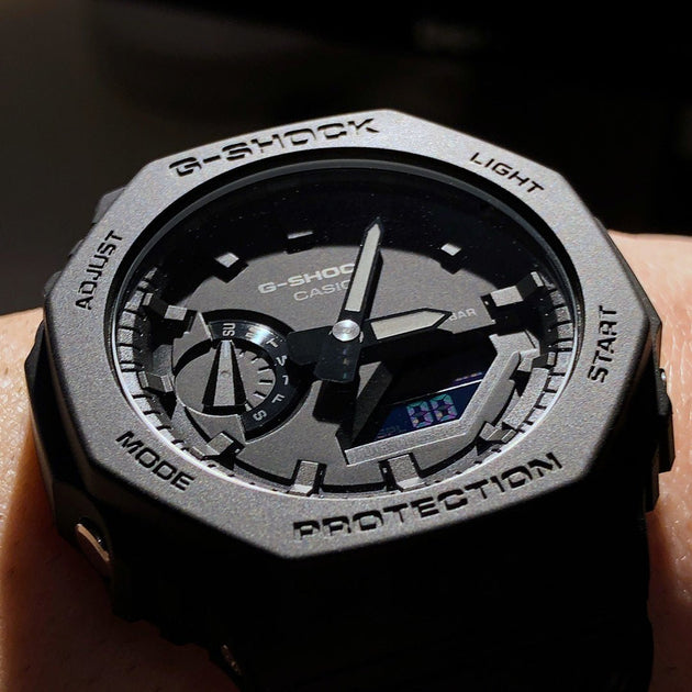 G-Shock GA2100 G-Carbon Ana-Digi Blackout