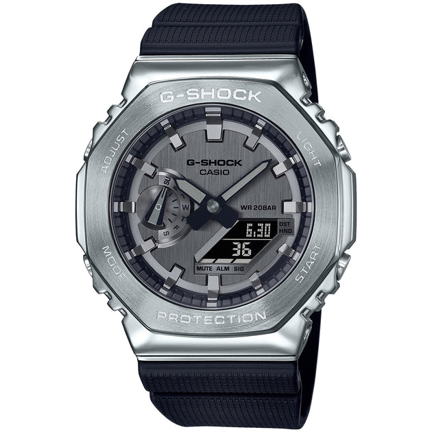 G-SHOCK 5611JA gm2100 ステンレススチール Casio G-Shock GM-2100-1A Module 5611 G-Steel 2021 - YouTube