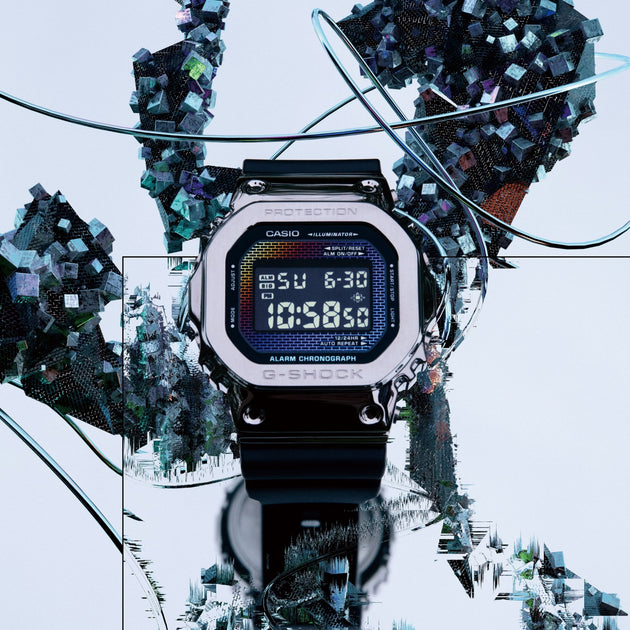 G-Shock GMS5600XG-1 rainbow vapor Analog Resilience in a Smart-Watch World