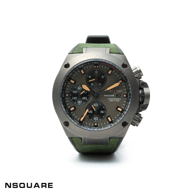 Nsquare Navigator Chrono 45mm Green – Watches.com