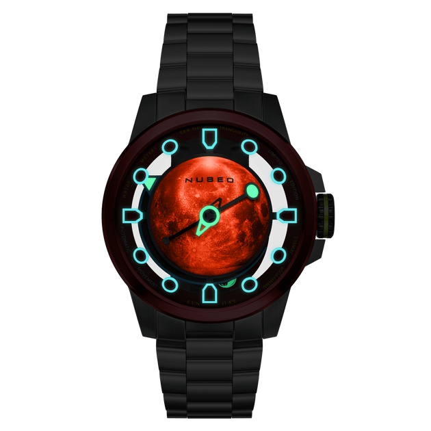 NikuQ Apollo7s Nubeo Tranquility Automatic Gibbous Red Limited Edition