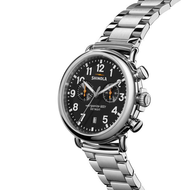 Shinola Runwell 41mm Chrono Black