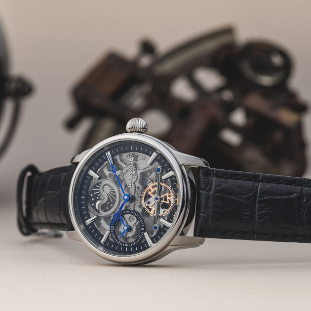 Thomas Earnshaw Longitude Shadow Automatic Silver Black