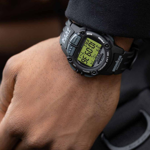 TIMEX IRONMAN Flix 100 Lap 42mm PU Strap Watch