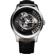Xeric Triptych Automatic Wandering Hour Steel Black
