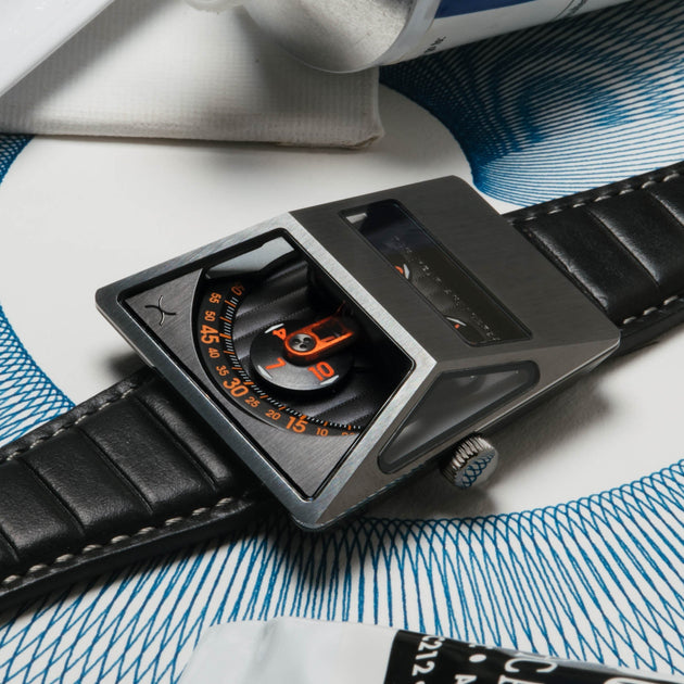 Xeric Vendetta X Automatic Gunmetal Orange | Watches.com