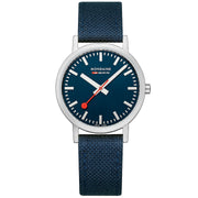 Mondaine Classic Recycled rPET 36mm All Blue