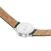 Mondaine Classic Recycled rPET 36mm All Green
