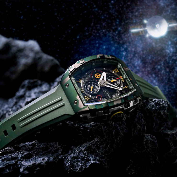 Nubeo Magellan Chronograph Green Camo Limited Edition
