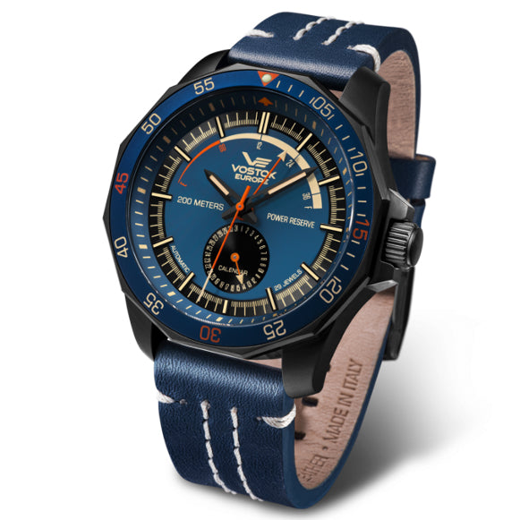 Vostok-Europe N1-Rocket Automatic Blue angled shot picture