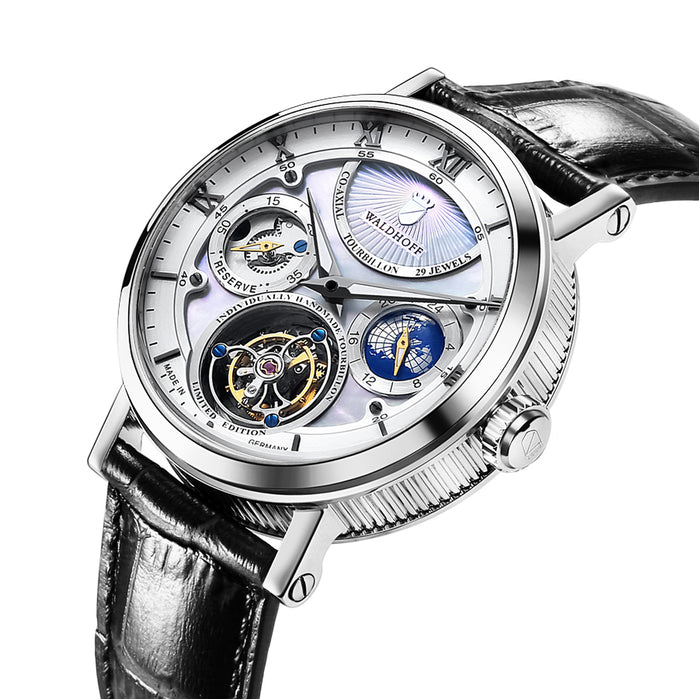 Waldhoff Ultramatic Tourbillon Diamond Bay Special Edition angled shot picture