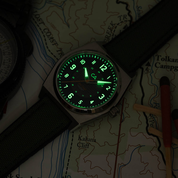 California Watch Co. Lost Coast Solar Field Trail Guide angled shot picture