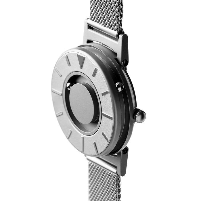 Eone Bradley Mesh 36mm Silver angled shot picture