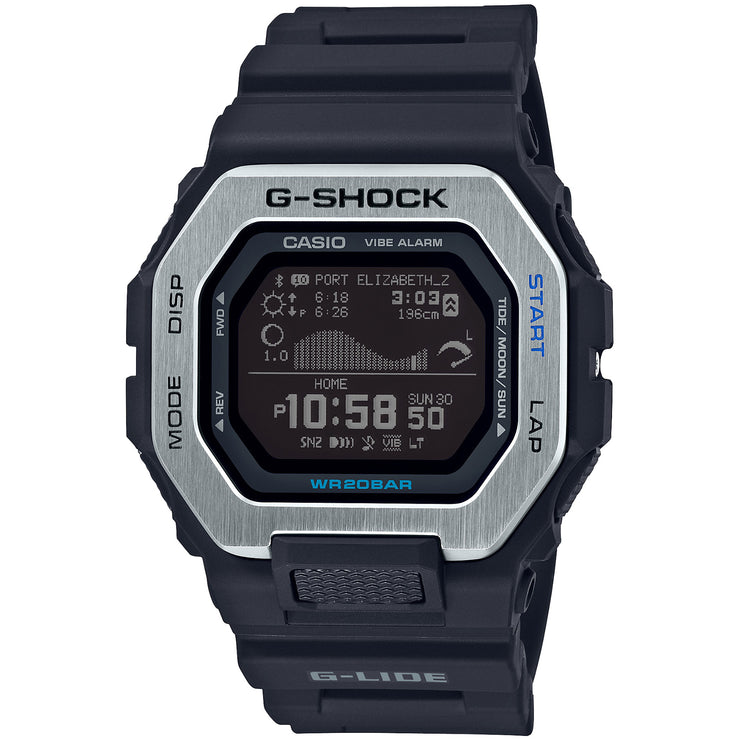 G-Shock G-Lide Tidal Connected GBX100-1 Black Silver