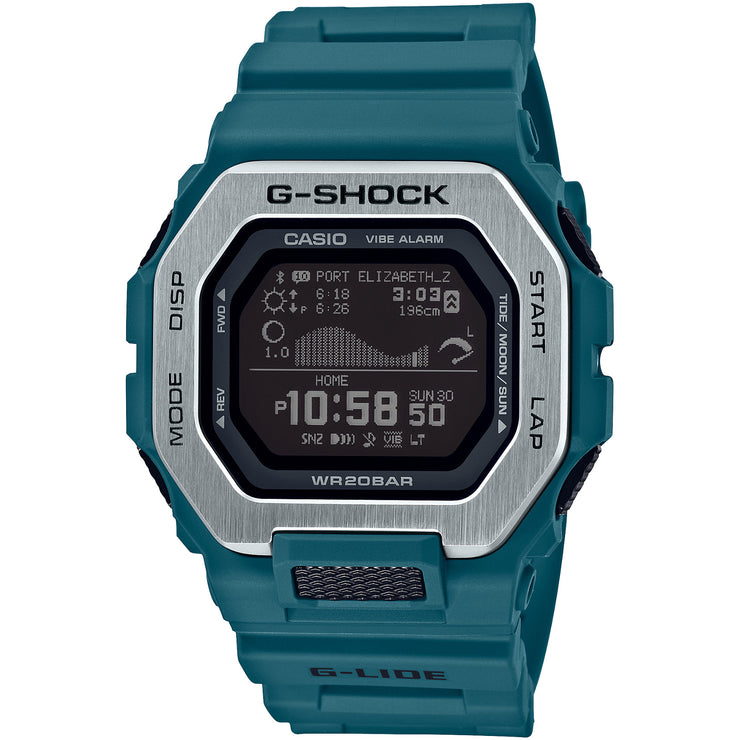 G-Shock G-Lide Tidal Connected GBX100-2 Teal Silver