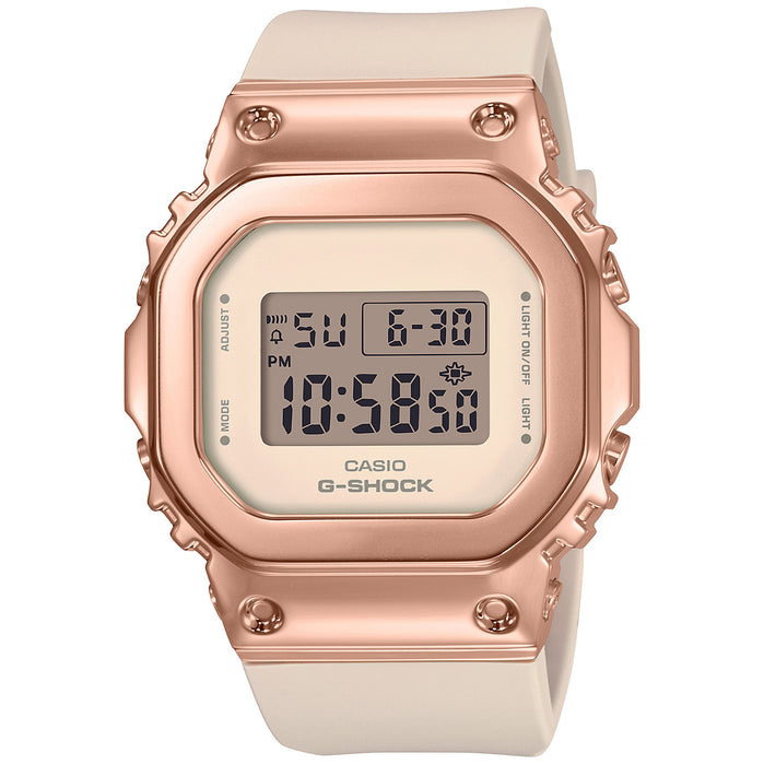G-Shock GM-S5600 Full Metal Rose Gold Pink angled shot picture