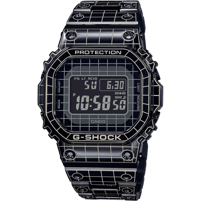 G-Shock GMWB5000CS-1 Grid Tunnel Connected Black angled shot picture