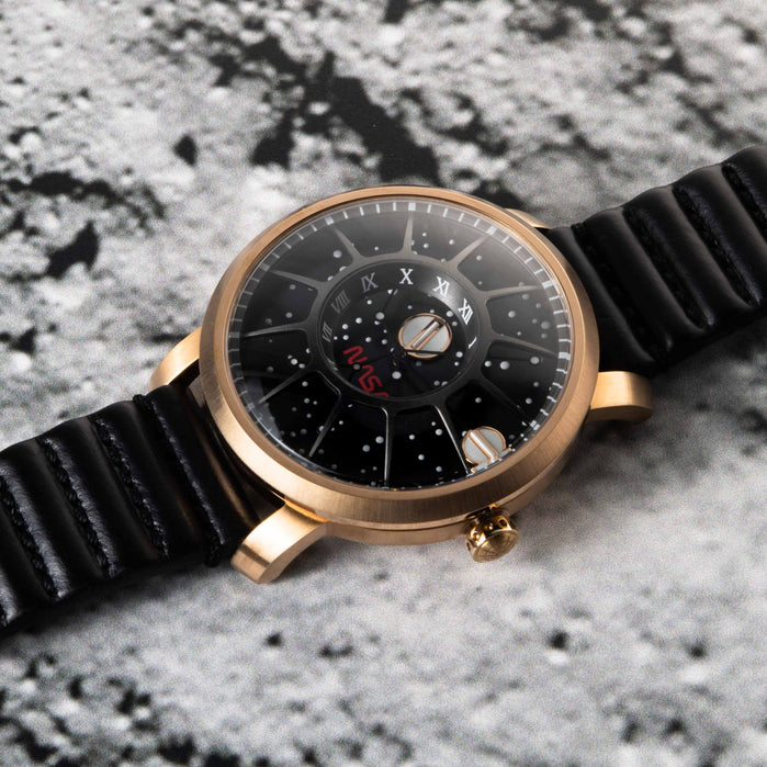 Xeric Trappist-1 Automatic NASA Edition The Eagle angled shot picture