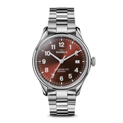 Shinola Vinton 38mm Whiskey SS