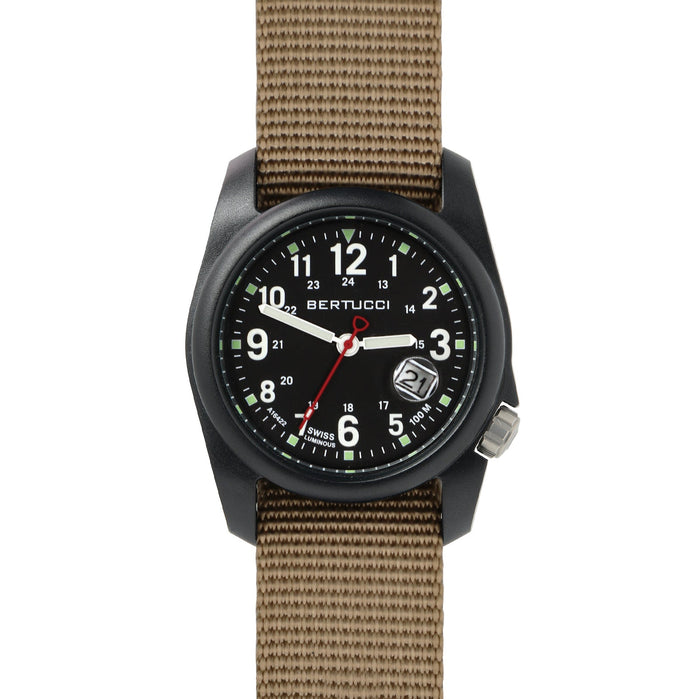 Bertucci #11203 DX3 Super Black Khaki Special Edition angled shot picture