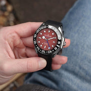 Oceaneva 6000m GMT Deep Marine Explorer VI Grade 5 Titanium Automatic Burgundy