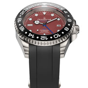 Oceaneva 6000m GMT Deep Marine Explorer VI Grade 5 Titanium Automatic Burgundy