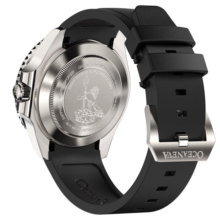 Oceaneva 6000m GMT Deep Marine Explorer VI Grade 5 Titanium Automatic Burgundy