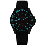 Oceaneva 6000m GMT Deep Marine Explorer VI Grade 5 Titanium Automatic Burgundy