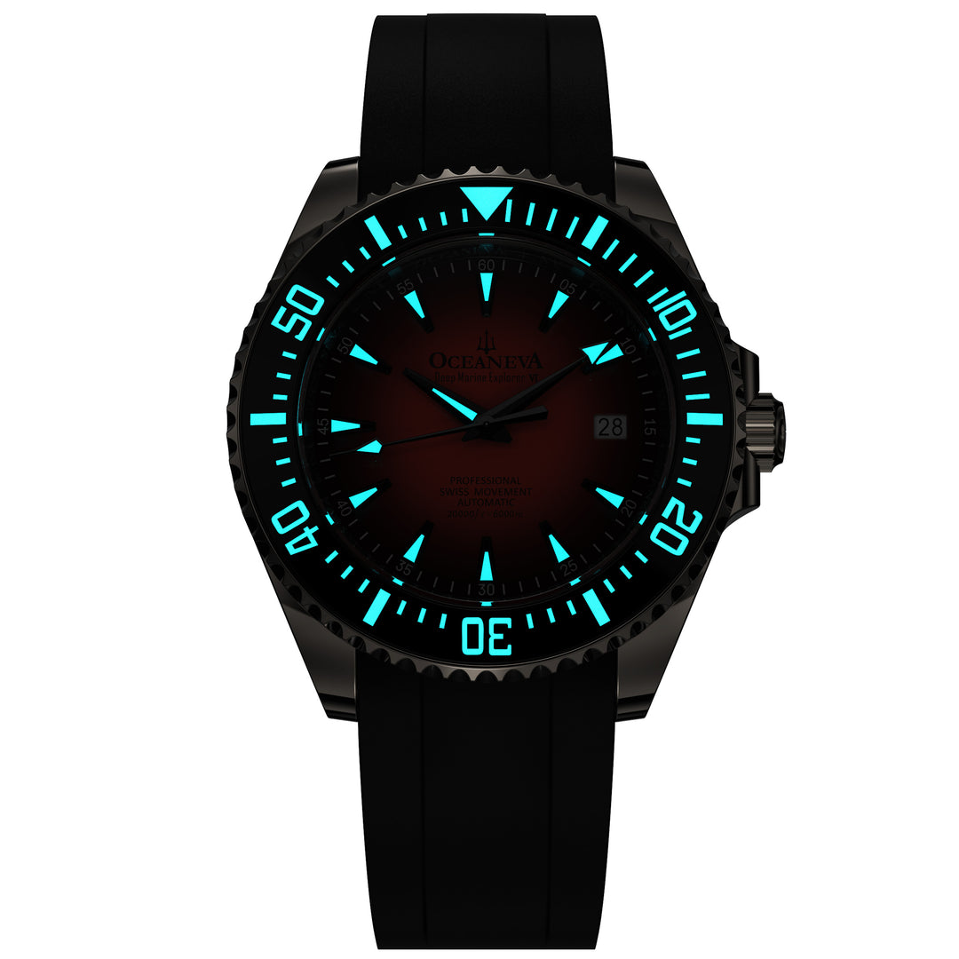 Oceaneva Deep Marine Explorer VI Titanium Automatic 6000m Coral