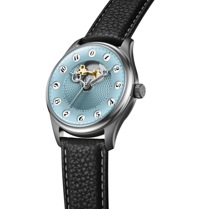 OLTO-8 Chrono Gate Automatic Glacier Blue angled shot picture