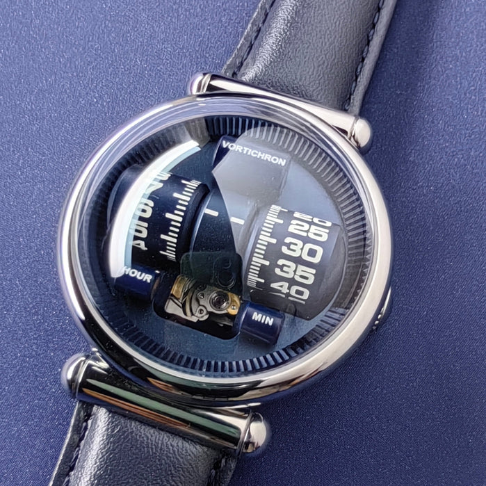 Vortichron Double Roller Automatic Royal Blue angled shot picture