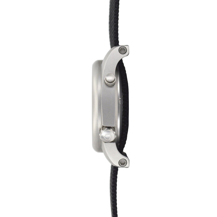 Bertucci #22025 A-2SEL Super Illuminated Ghost Gray EL Black Nylon angled shot picture