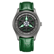 OLTO-8 King 3D Satellite Hour Wheel Automatic Jade Green