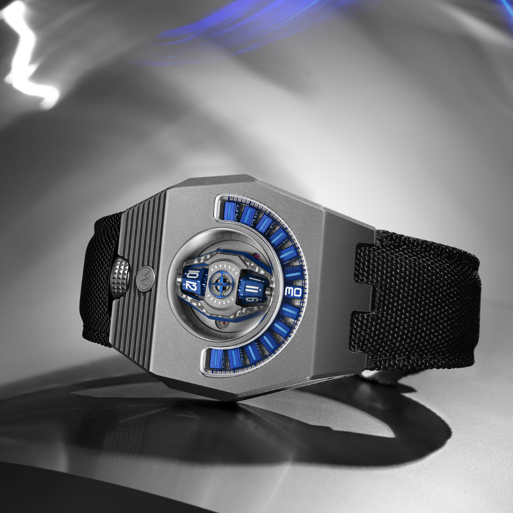 Atowak Manta-X Swiss Automatic Titanium Tidal Blue – Watches.com