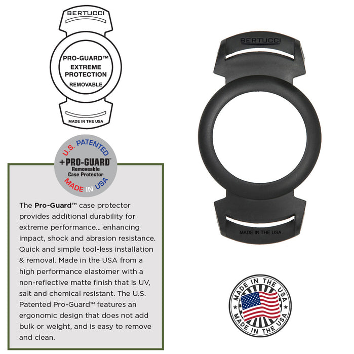 Bertucci #22036 A-2SEL Foliage Pro-Guard Super Illuminated Ghost Gray V-Tech Tridura Black angled shot picture