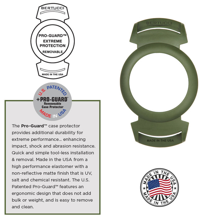 Bertucci #22035 A-2SEL Foliage Pro-Guard Super Illuminated Ghost Gray V-Tech Tridura Olive angled shot picture