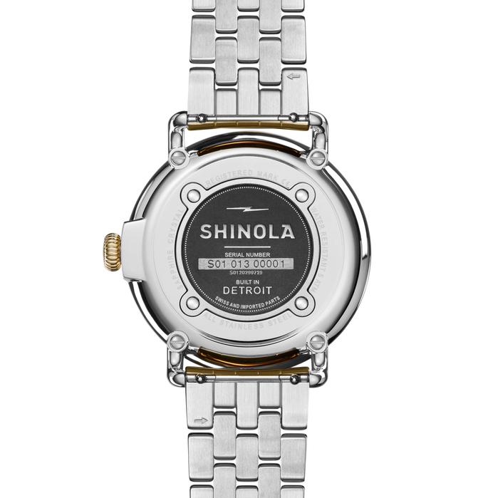 Shinola The Runwell 41mm Mother of Pearl angled shot picture