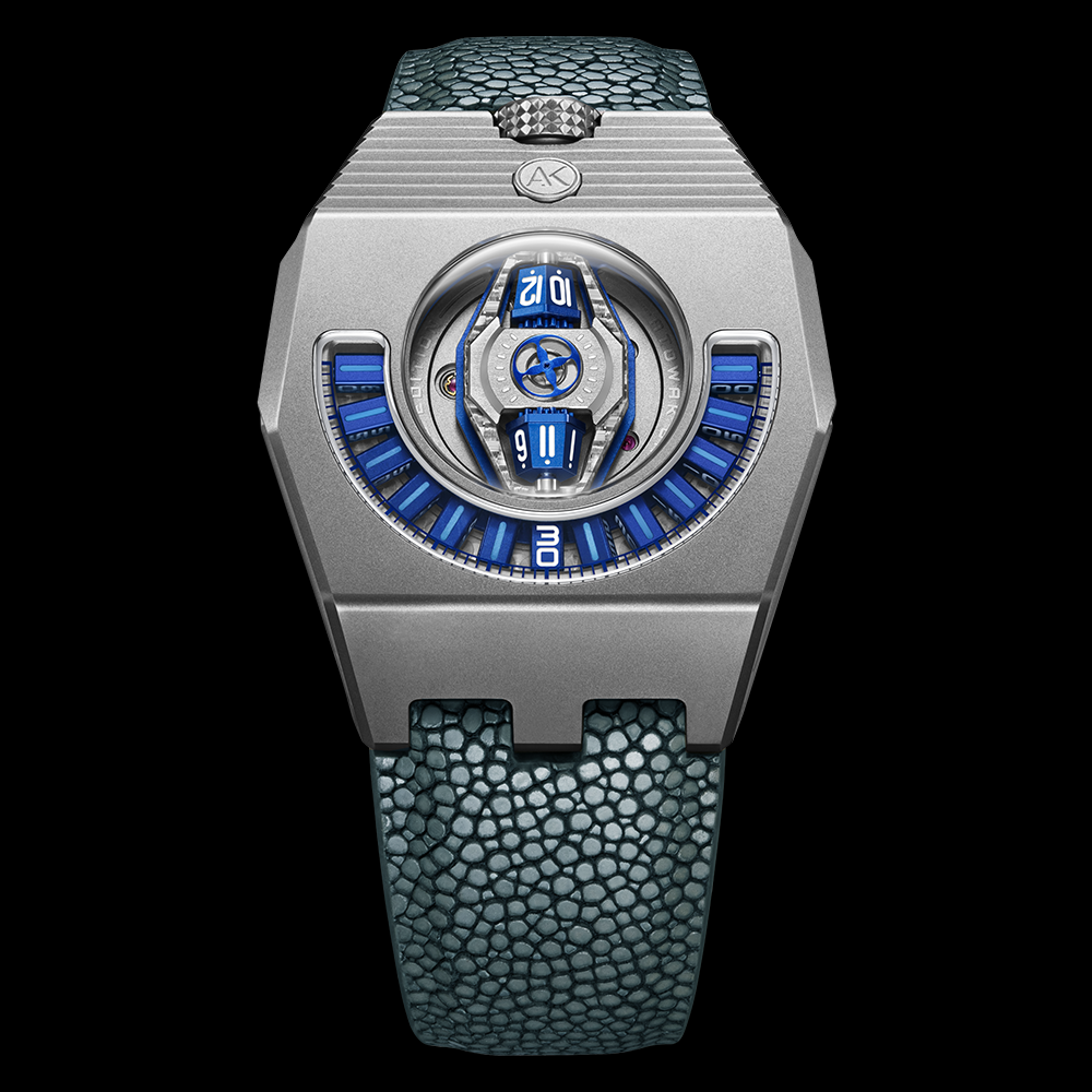 Atowak Manta-X Swiss Automatic Titanium Tidal Blue – Watches.com
